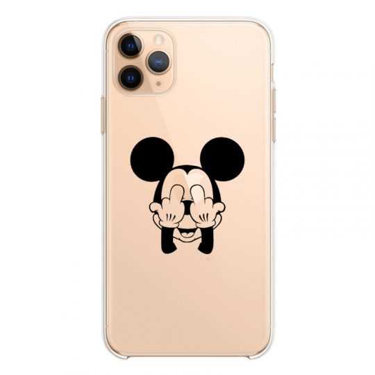 Coque Transparente Pour Iphone 11 (6,1) Mickey doigt