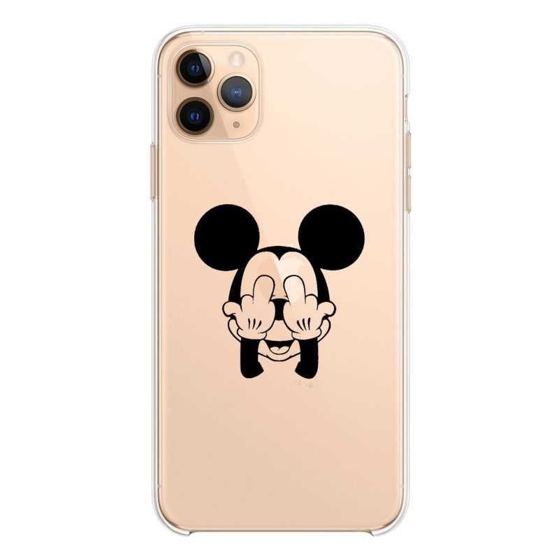 Coque Transparente Pour Iphone 11 (6,1) Mickey doigt