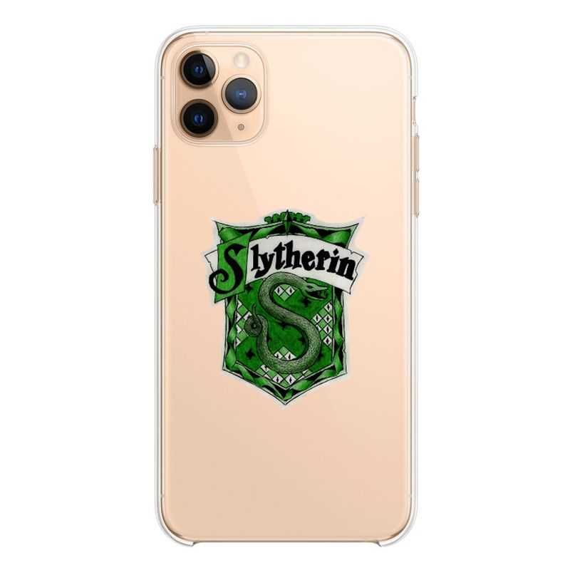 Coque Transparente Pour Iphone 11 (6,1) Harry Potter Slytherin