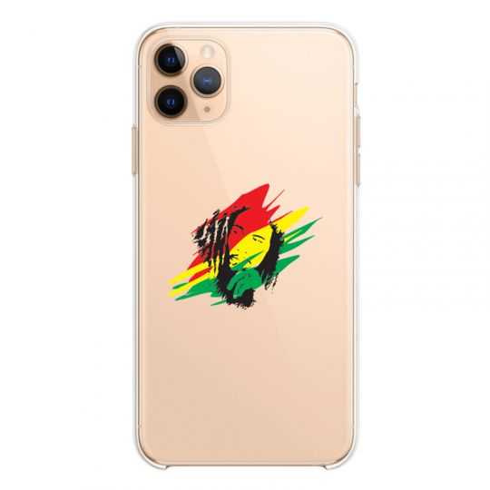 Coque Transparente Pour Iphone 11 (6,1) Bob Marley Graf