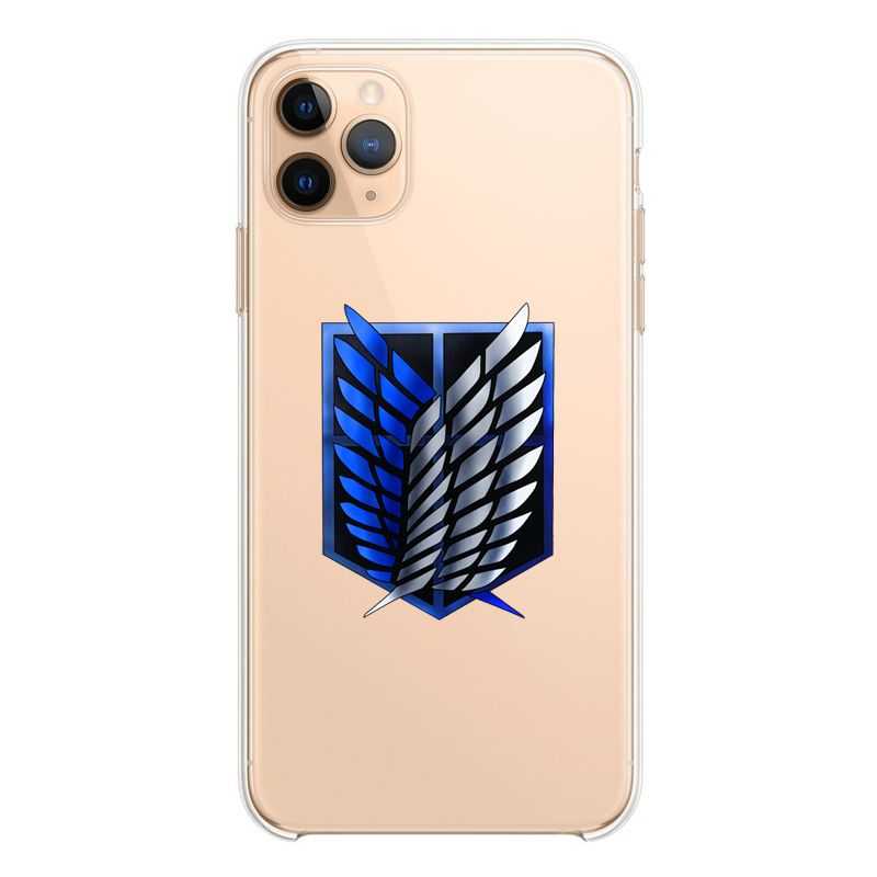 Coque Transparente Pour Iphone 11 (6,1) Attaque Titan Logo
