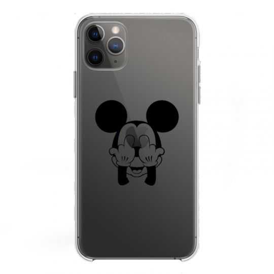 Coque Transparente Pour Iphone 11 Pro Max (6,5) Mickey doigt