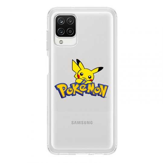 Coque Transparente Pour Samsung Galaxy A12 Pokemon