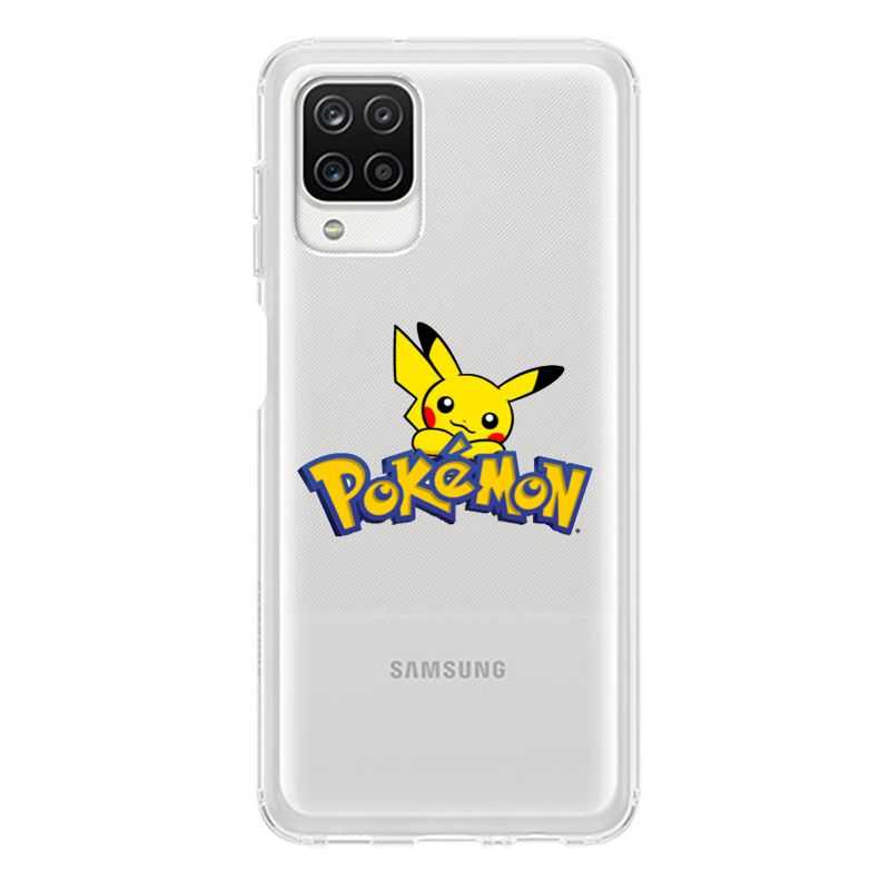 Coque Transparente Pour Samsung Galaxy A12 Pokemon