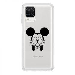 Coque Transparente Pour Samsung Galaxy A12 Mickey doigt