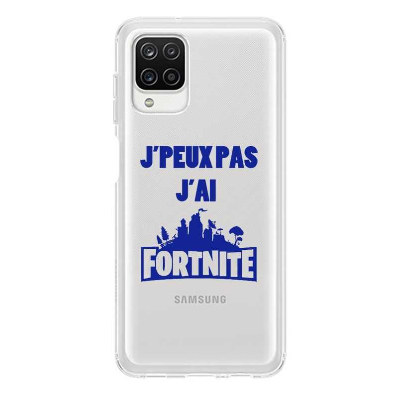 Coque Transparente Pour Samsung Galaxy A12 Jpeux pas jai Fortnite