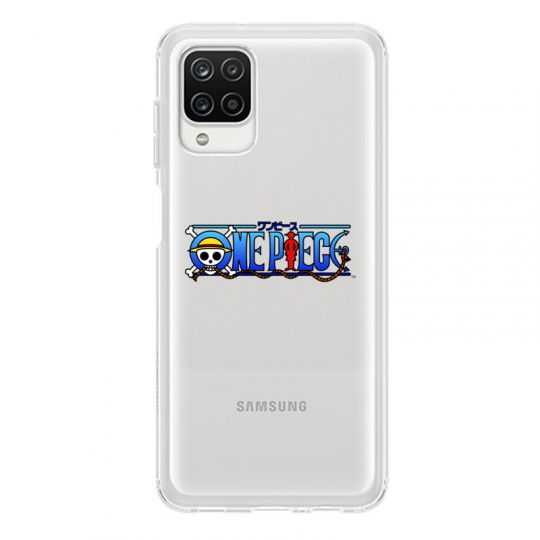 Coque Transparente Pour Samsung Galaxy A12 One Piece Logo