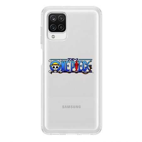 Coque Transparente Pour Samsung Galaxy A12 One Piece Logo