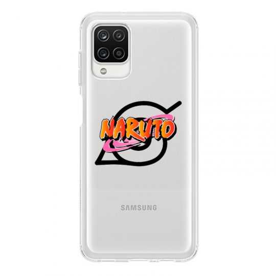 Coque Transparente Pour Samsung Galaxy A12 Naruto Logo