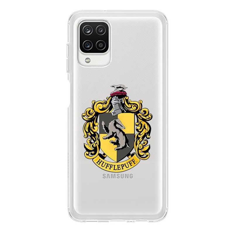 Coque Transparente Pour Samsung Galaxy A12 Harry Potter Hufflepuff