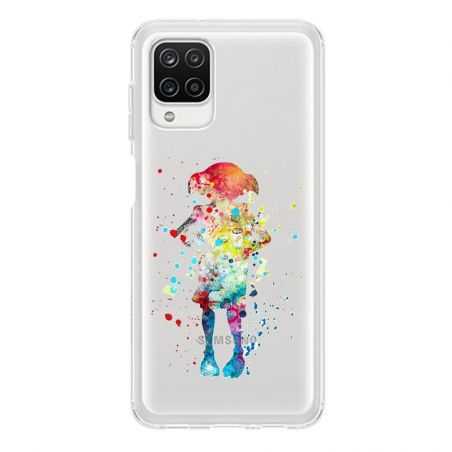 Coque Transparente Pour Samsung Galaxy A12 Dobby Colore