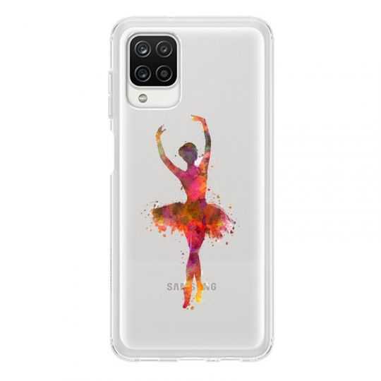 Coque Transparente Pour Samsung Galaxy A12 Danseuse etoile