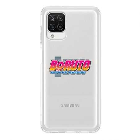 Coque Transparente Pour Samsung Galaxy A12 Boruto Logo