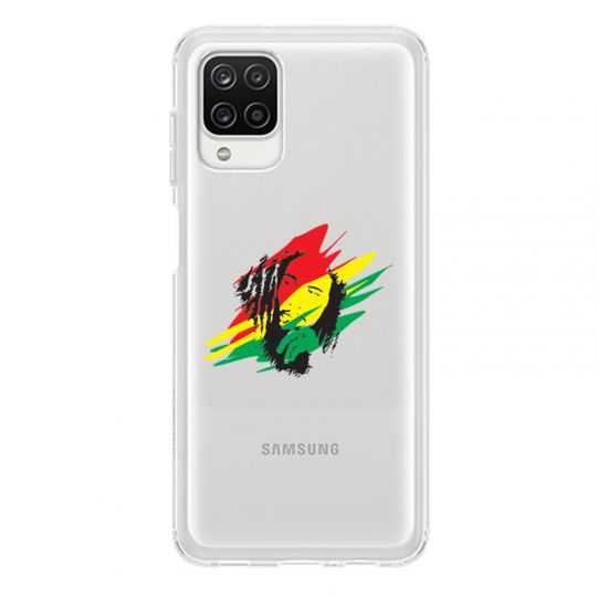 Coque Transparente Pour Samsung Galaxy A12 Bob Marley Graf