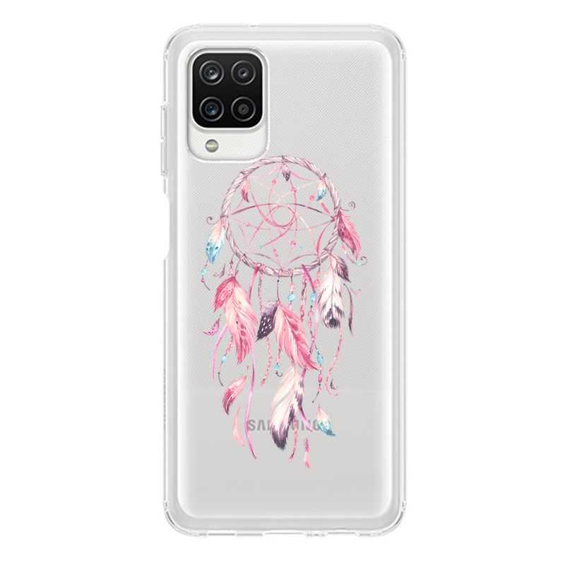 Coque Transparente Pour Samsung Galaxy A12 Attrape Reve Rose