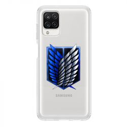 Coque Transparente Pour Samsung Galaxy A12 Attaque Titan Logo