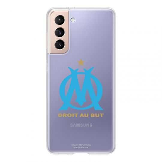 Coque Transparente Pour Samsung Galaxy S21 Olympique Marseille OM