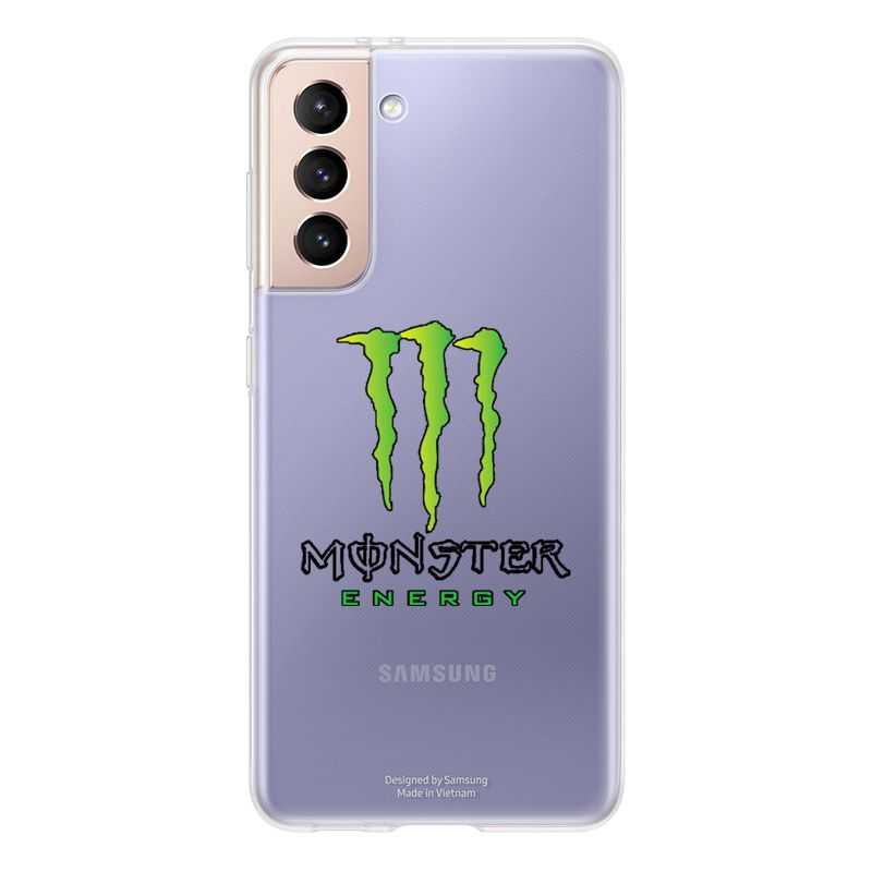 Coque Transparente Pour Samsung Galaxy S21 Monster Energy