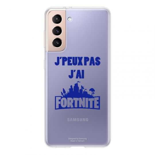 Coque Transparente Pour Samsung Galaxy S21 Jpeux pas jai Fortnite
