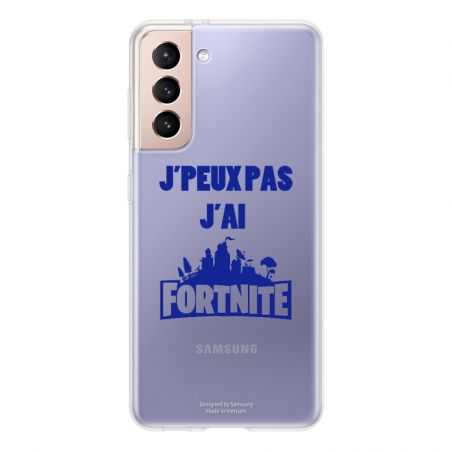 Coque Transparente Pour Samsung Galaxy S21 Jpeux pas jai Fortnite