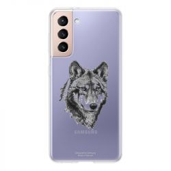 Coque Transparente Pour Samsung Galaxy S21 Loup