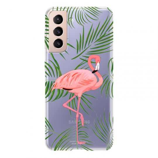 Coque Transparente Pour Samsung Galaxy S21 Famant Rose