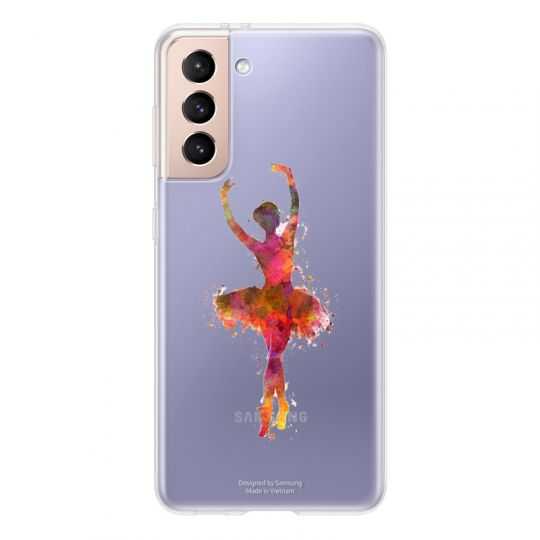 Coque Transparente Pour Samsung Galaxy S21 Danseuse etoile