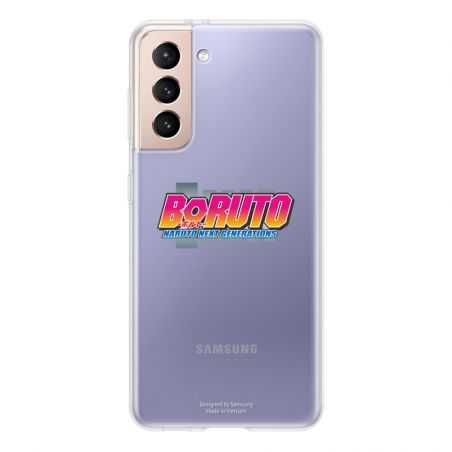 Coque Transparente Pour Samsung Galaxy S21 Boruto Logo