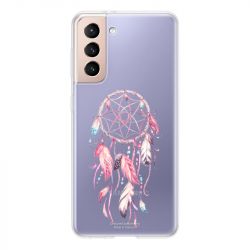 Coque Transparente Pour Samsung Galaxy S21 Attrape Reve Rose