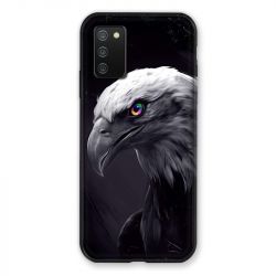 Coque Pour Samsung Galaxy A02S Aigle Royal Noir