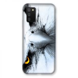 Coque Pour Samsung Galaxy A02S Aigle Royal Blanc