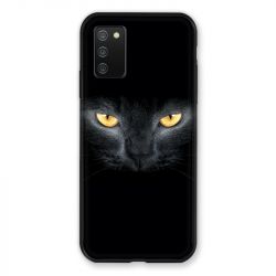 Coque Pour Samsung Galaxy A02S Chat Noir