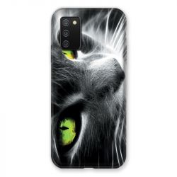 Coque Pour Samsung Galaxy A02S Chat Vert