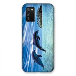 Coque Pour Samsung Galaxy A02S Dauphin Ile