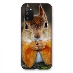 Coque Pour Samsung Galaxy A02S Ecureuil Face