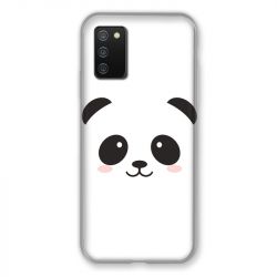 Coque Pour Samsung Galaxy A02S Panda Blanc