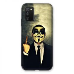 Coque Pour Samsung Galaxy A02S Anonymous Doigt