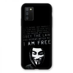 Coque Pour Samsung Galaxy A02S Anonymous I am free