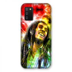Coque Pour Samsung Galaxy A02S Bob Marley Color