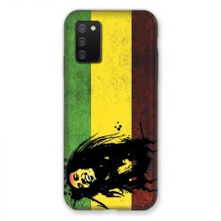 Coque Pour Samsung Galaxy A02S Bob Marley Drapeau