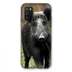 Coque Pour Samsung Galaxy A02S Chasse Sanglier bois