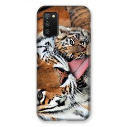 Coque Pour Samsung Galaxy A02S Bebe Tigre