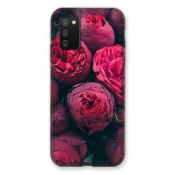 Coque Pour Samsung Galaxy A02S Fleur Pivoine