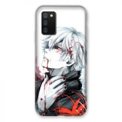 Coque Pour Samsung Galaxy A02S Manga Kaneki Blanc