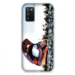 Coque Pour Samsung Galaxy A02S Moto Casque Cross