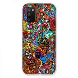 Coque Pour Samsung Galaxy A02S Psychedelic Yeux