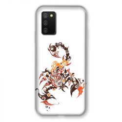 Coque Pour Samsung Galaxy A02S Scorpion Blanc