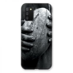 Coque Pour Samsung Galaxy A02S Rugby Ballon Vintage