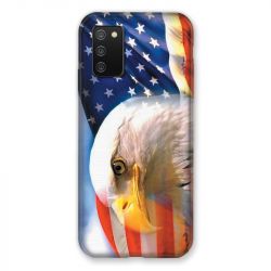 Coque Pour Samsung Galaxy A02S Amerique USA Aigle