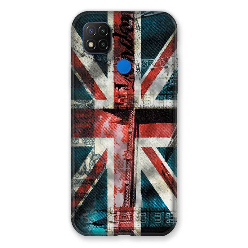 Coque Pour Xiaomi Redmi 9C Angleterre UK Jean's